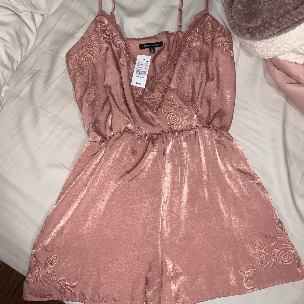 Kendal and Kylie silk romper